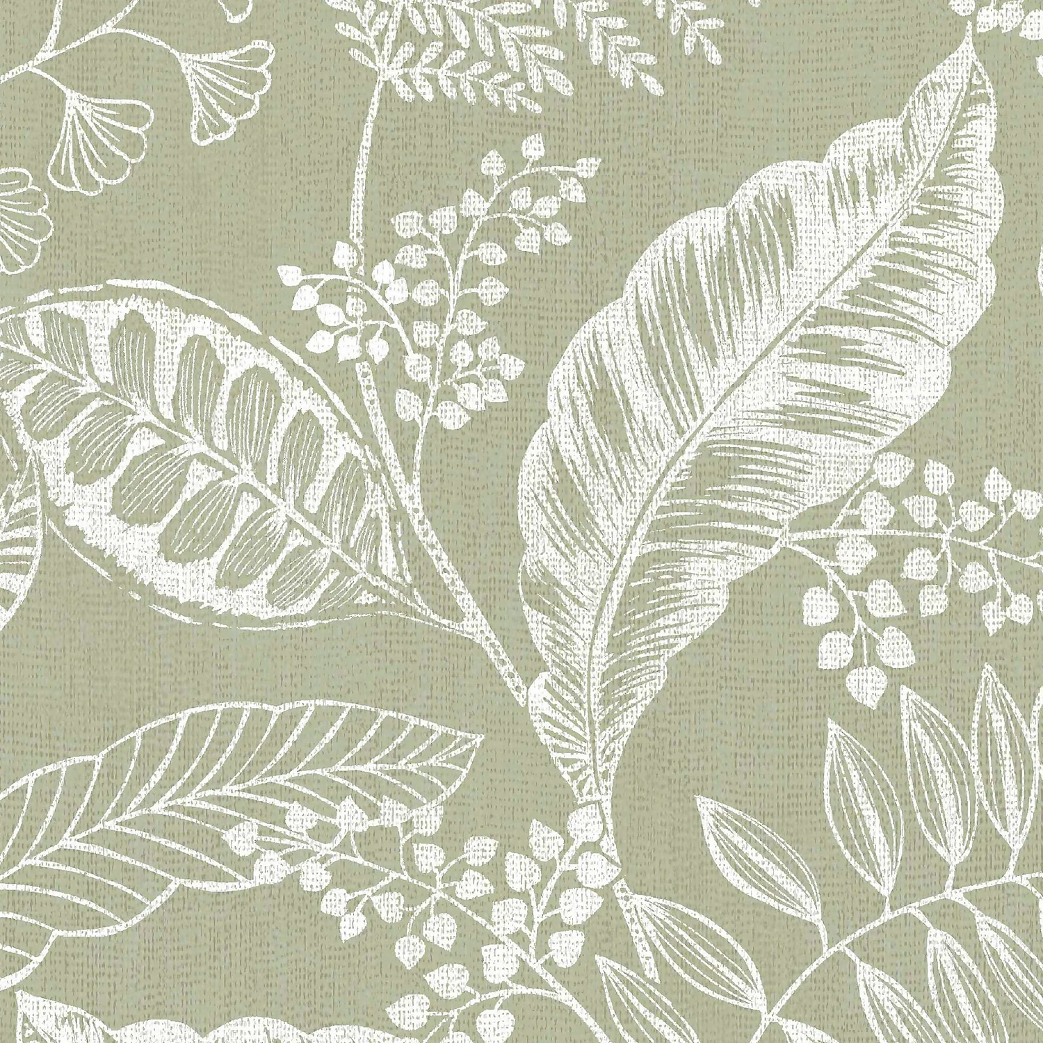 Fresco Artisan Leaf Sage Wallpaper 4 Fresco Artisan Leaf Sage Wallpaper - Image 2