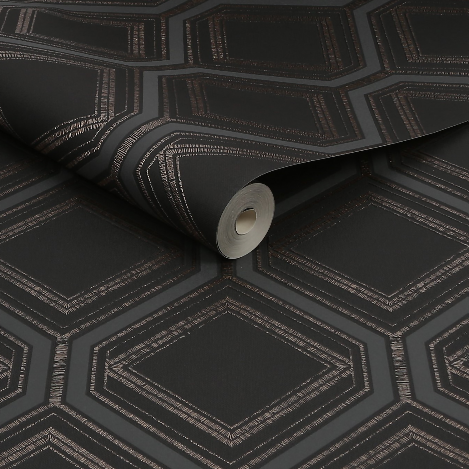 Superfresco Colours Savile Row Charcoal Wallpaper 5 Superfresco Colours Savile Row Charcoal Wallpaper - Image 3