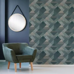 Superfresco Easy Kaleidoscope Emerald Wallpaper -Paint Store 13991892 1185003725770144