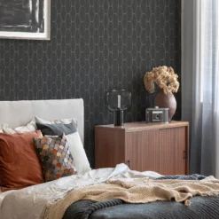 Superfresco Colours Eternity Black And Gold Wallpaper -Paint Store 13991900 1985003725875234