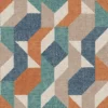 Superfresco Easy Woven Abstract Blue And Orange Wallpaper -Paint Store 13991902 1325003726758584