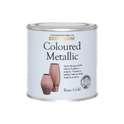 Rust-Oleum Metallic Paint Rose Gold - 250ml -Paint Store 14606450 6685053507707150