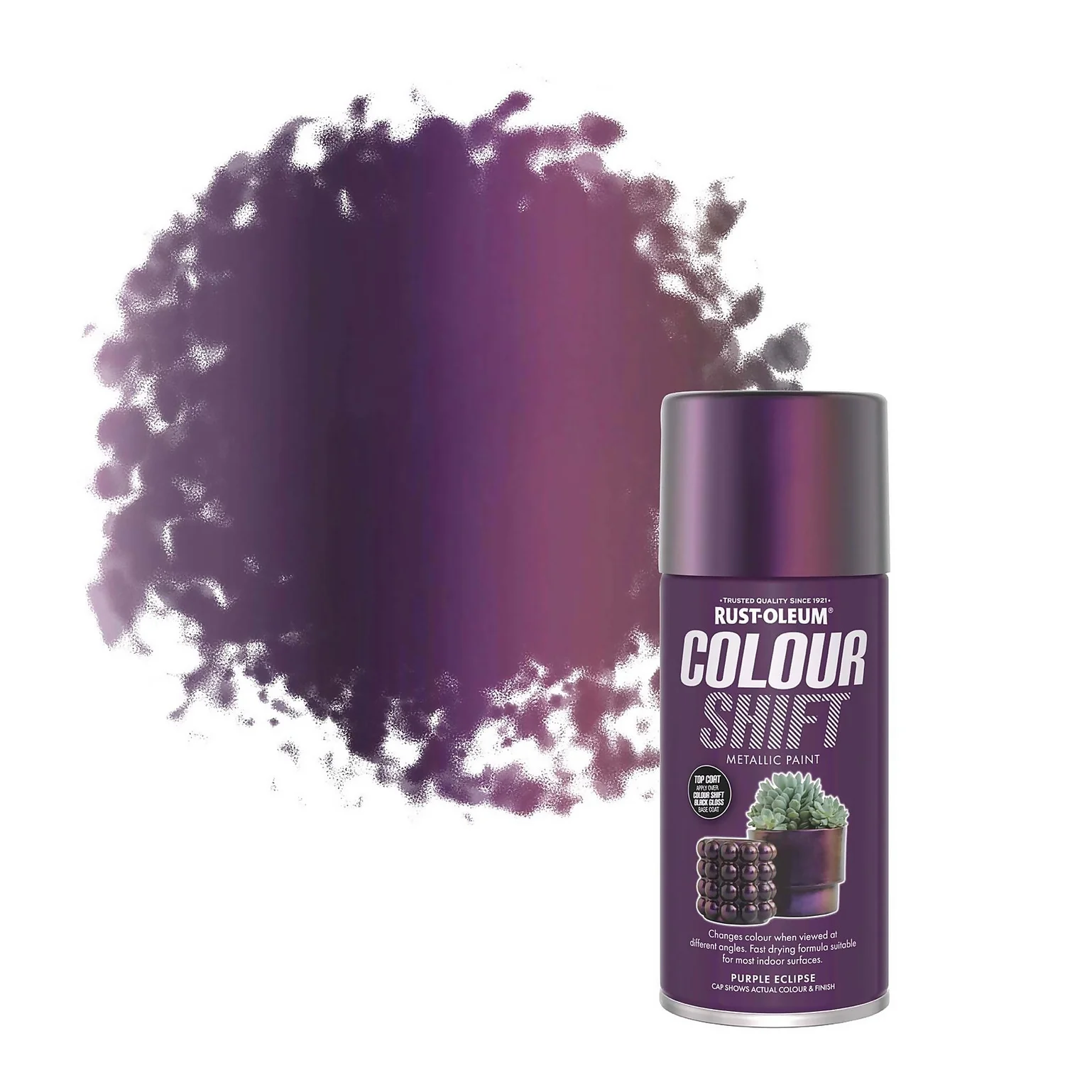 Rust-Oleum Colour Shift Spray Paint Purple Eclipse - 150ml 3 Rust-Oleum Colour Shift Spray Paint Purple Eclipse - 150ml