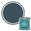 Rust-Oleum Matt Furniture Paint Evening Blue - 125ml -Paint Store 14606506 1155053512011481