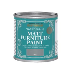 Rust-Oleum Matt Furniture Paint Slate - 125ml -Paint Store 14606509 1035053509726378